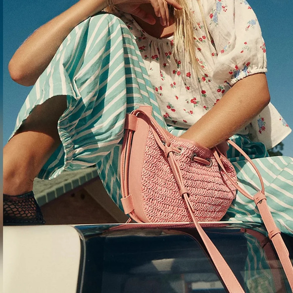 Free People Handbags - Free People Pink - NWOT Cabana Crossbody Bag